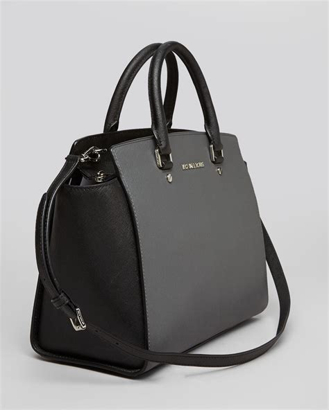 michael kors large selma satchel review|extra large leather satchel.